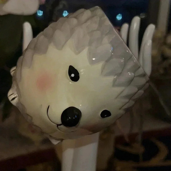 Happy Little Hedge Hog Coffee Tea Soup Hot Chocolate Mug Cup 17.24 ounces - Picture 12 of 12